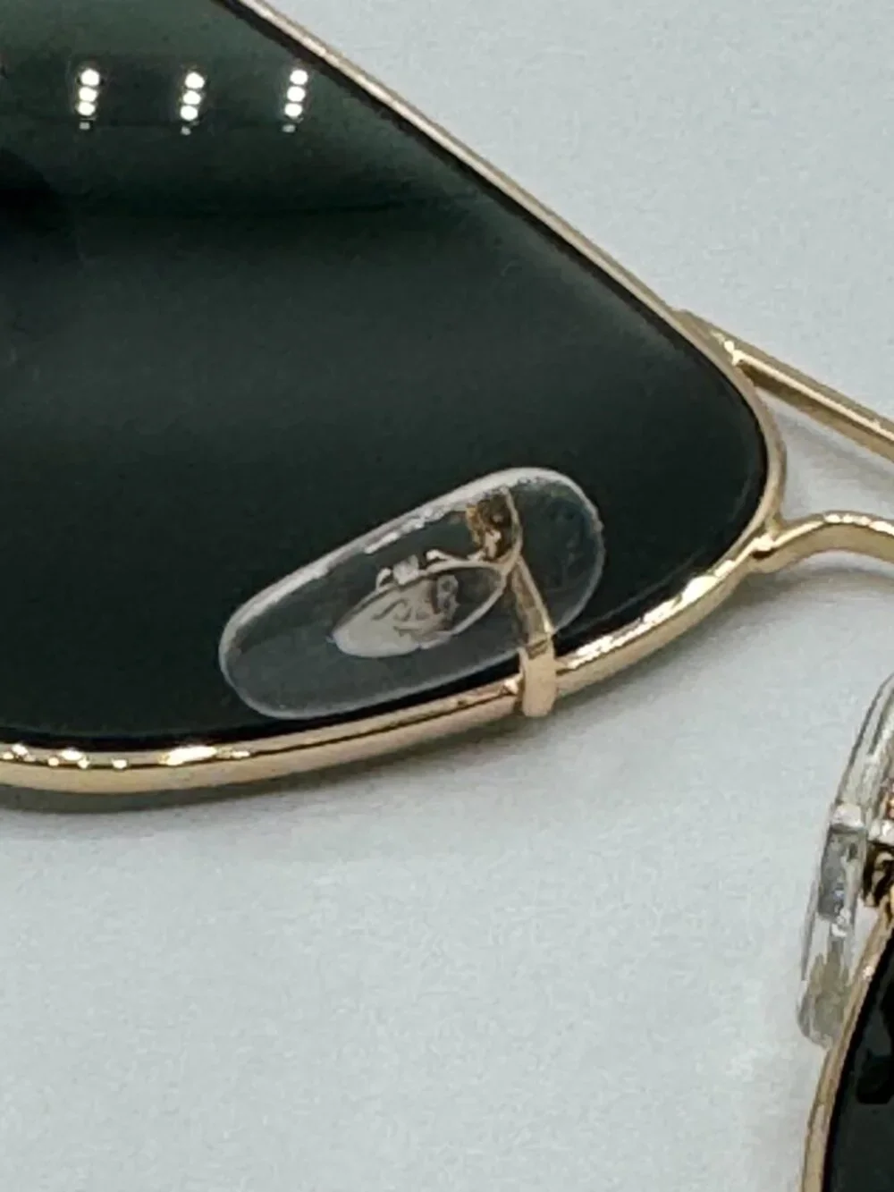 Ray-Ban Caravans Gold Frame Sunglasses with G15 Green Lenses